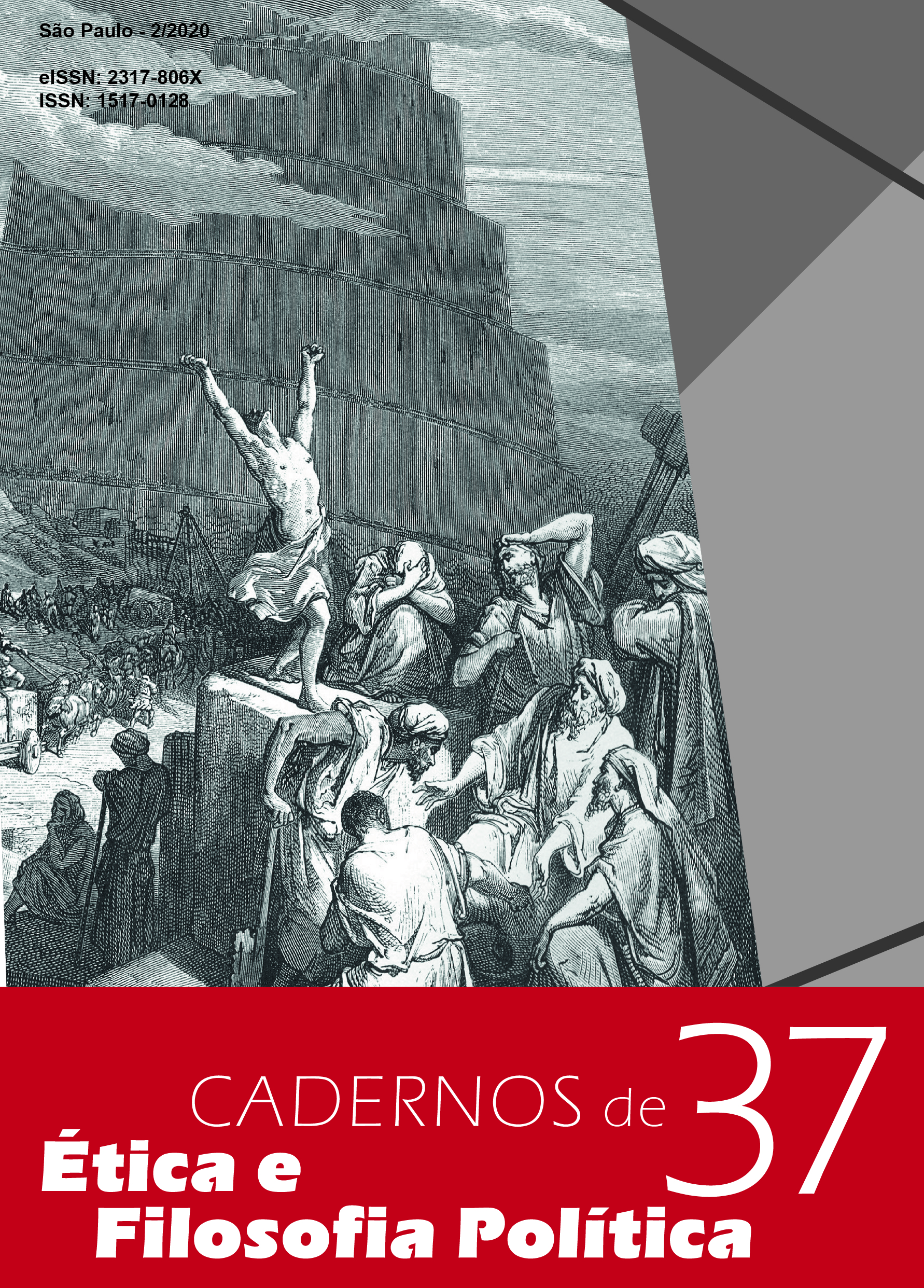 					View Vol. 2 No. 37 (2020): Varia e Dossiê Especial III Jornada de Ética e Filosofia Política: Os fins da política
				