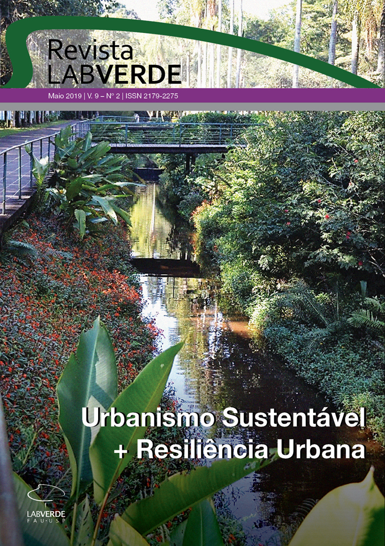 					Ver Vol. 9 Núm. 2 (2019): Urbanismo Sustentável + Resiliência Urbana
				