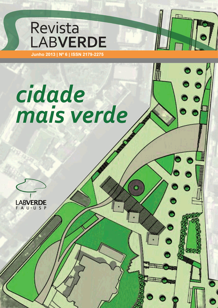 					View No. 6 (2013): Cidade mais verde
				