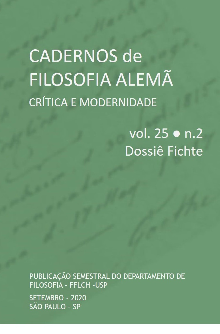 					View Vol. 25 No. 2 (2020): Special edition: Fichte
				