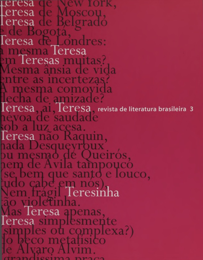 					Afficher No 3 (2002): Teresa n. 3
				