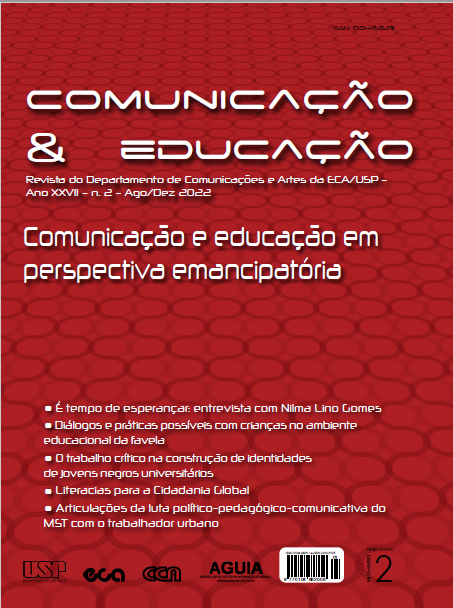 					View Vol. 27 No. 2 (2022): Comunicação e educação em perspectiva emancipatória
				