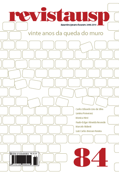 					View No. 84 (2010): VINTE ANOS DA QUEDA DO MURO
				
