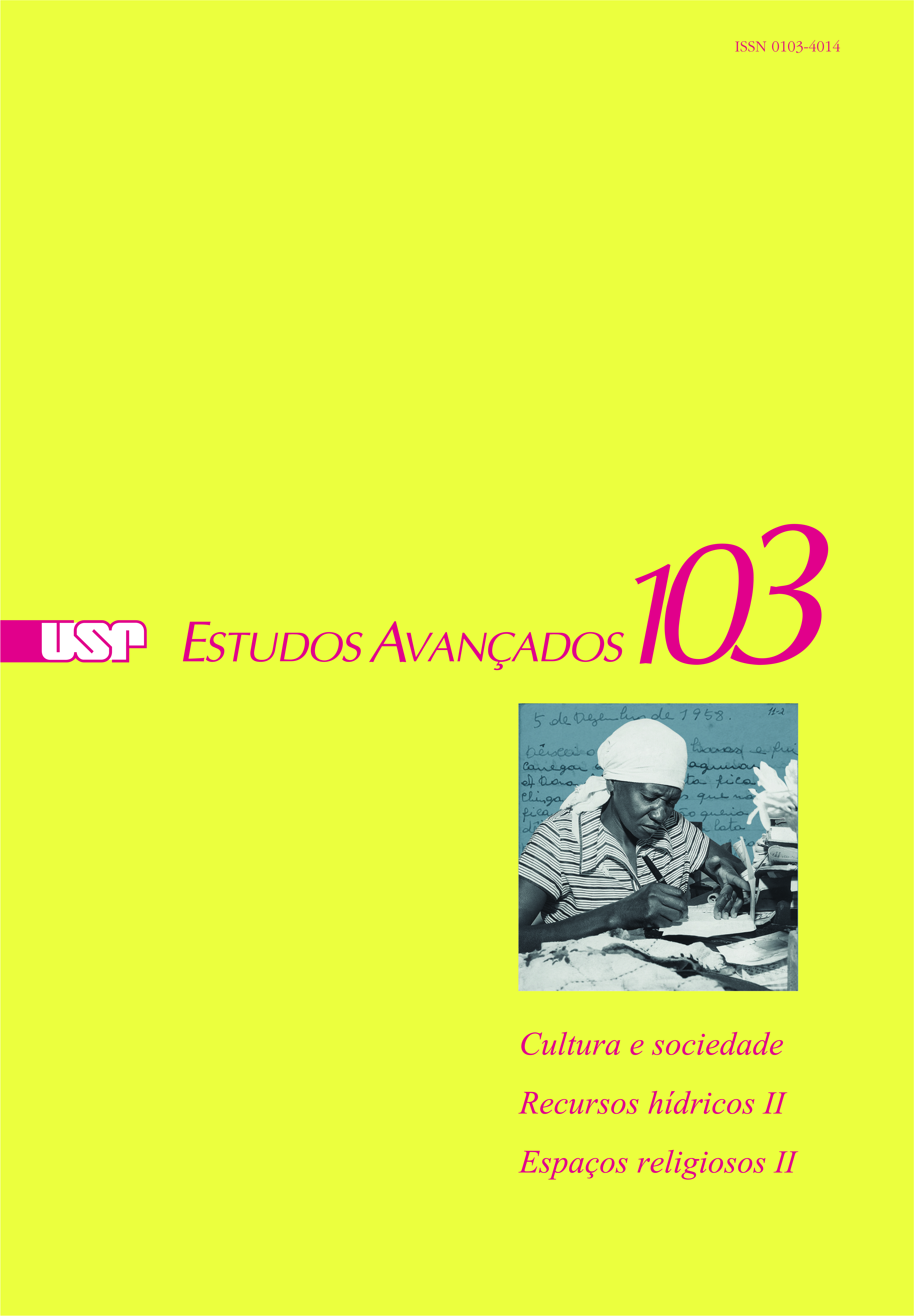 					View Vol. 35 No. 103 (2021): Cultura e sociedade / Recursos hídricos II / Espaços religiosos II
				